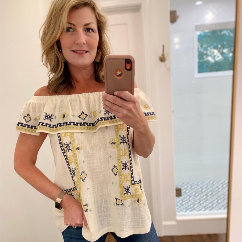 Boho Off Shoulder Top